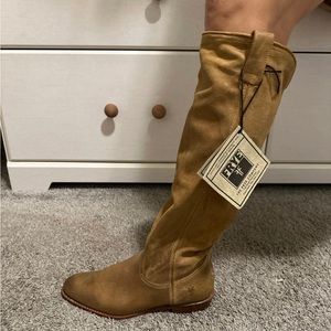 FRYE SUEDE TALL BOOTS